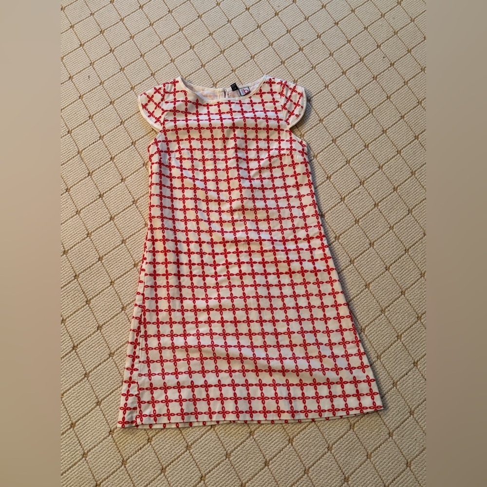 Miss B red and White dress  14